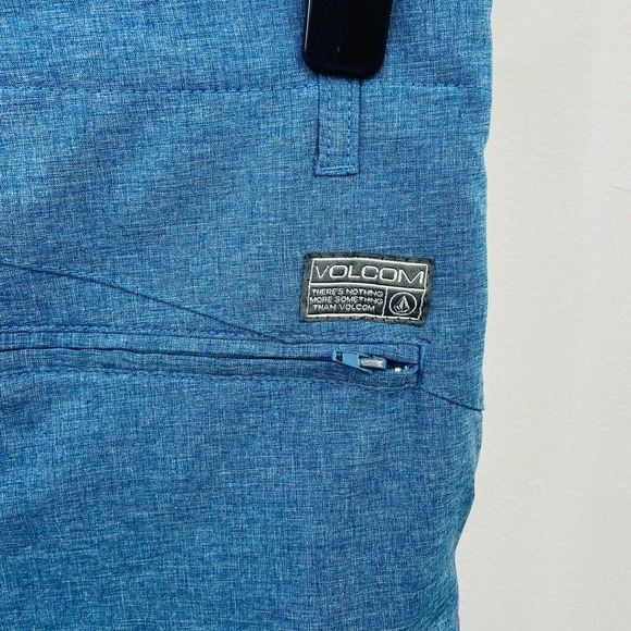 Volcom Men's 30 Shorts Blue Surf & Turf 4 Way Stretch Swim Bermuda Flaw AZ23 - Picture 6 of 6